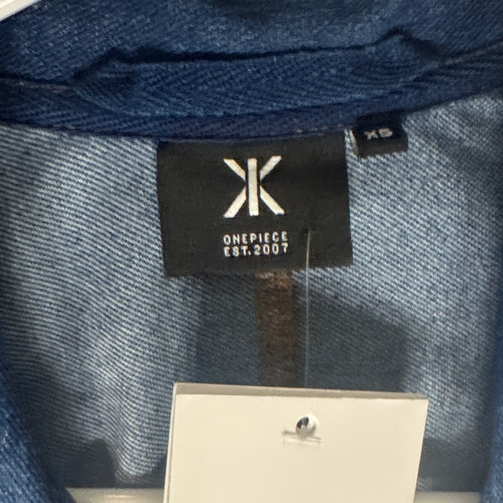 Onepiece Denim Blue Jumpsuit - Picture 2 of 5